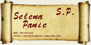 Selena Panić vizit kartica